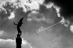 praga colonna sul ponte